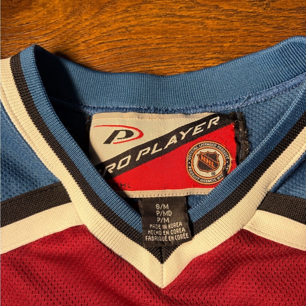 NHL Pro Player Jersey in Burgundy and Blue - Picture 3 of 5